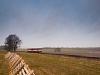 The ČD 810 371-5 seen between Svatoňovice and Čermn v Sležsku