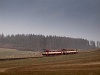 The ČD 810 524-9 seen between Čermn v Sležsku and Svatoňovice