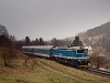 The ČD Brejlovec 750 718-9 seen between Lipov Lzne zastvka and Lipov Lzne