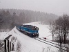 The ČD 750 715-5 seen between Ostružn and Brann