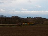 The ČD 810  628-8 seen between Šumice and jezdec u Luhačovic