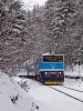 The ČD 750 715-5 seen between Brann and Nov Losiny