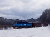 The ČD Cargo 753 766-5 seen hauling a freight train between Nov Losiny and Brann