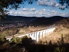 The CZ Loko 742 703-2 seen between Tišnov and Doln Loučky