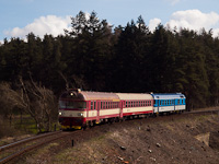 The ČD 80-29 216-6 seen between Kralice nad Oslou and Rapotice