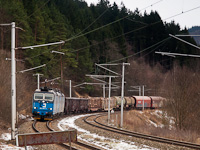 The ČD 363 507-5 seen between Lidečko and Lužn u Vsetna