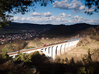 The CZ Loko 742 703-2 seen between Tišnov and Doln Loučky