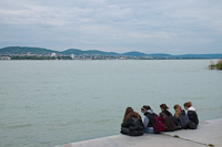 Balatonfüred Tihanyból nézve