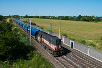 A PKP Cargo 740 401-5 tehervonattal Nagyszombat és Bucsány között