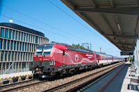 A ŽSSK 193 025-4 Bratislava-Vinohrady megállóhelyen