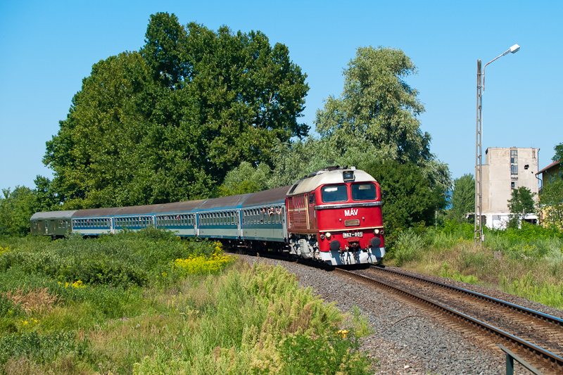 A MÁV-START M62 001 Tapolca fotó