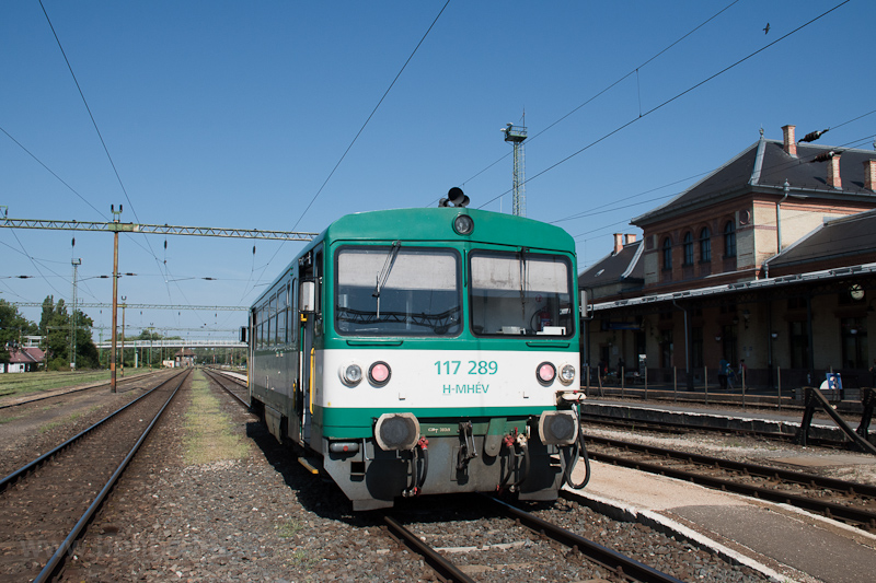 A MÁV-HÉV 117 289 Kaposvár fotó