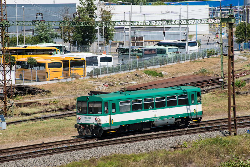 A MÁV-HÉV 117 289 Kaposvár fotó