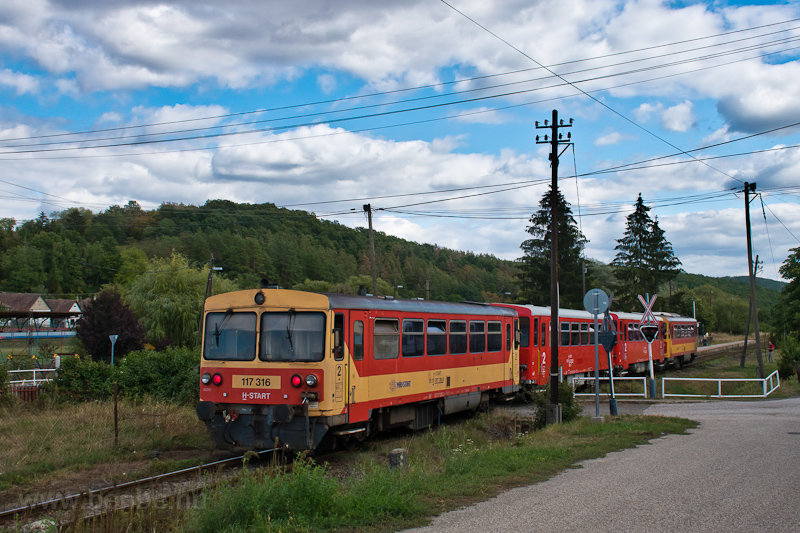 A MÁV Zrt. 117 316 Nógrád é fotó