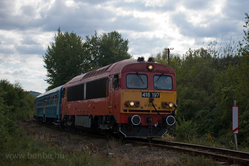 A MÁV Zrt. 418 197 Nógrád é fotó