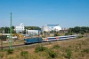 A MÁV Zrt. 630 016 Kaposszentjakab és Kaposvár között a BVmot 001 pályaszámú InterCity motorvonatot húzva (434 001 <q>Varga László</q>)
