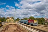 A MÁV-HÉV M44 517 Diósjenő állomáson