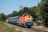 A MÁV Zrt. 408 224  Kaposszentjakab és Toponár között (hátul az M44 211-es Ős-Bobó)