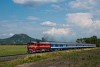 The MV M62 194 seen between Nemesgulcs-Kisapti and Tapolca with the volcanic Csobnc hill in the background