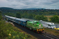A MÁV M40 114-es Púpos Csopak és Balatonarács között
