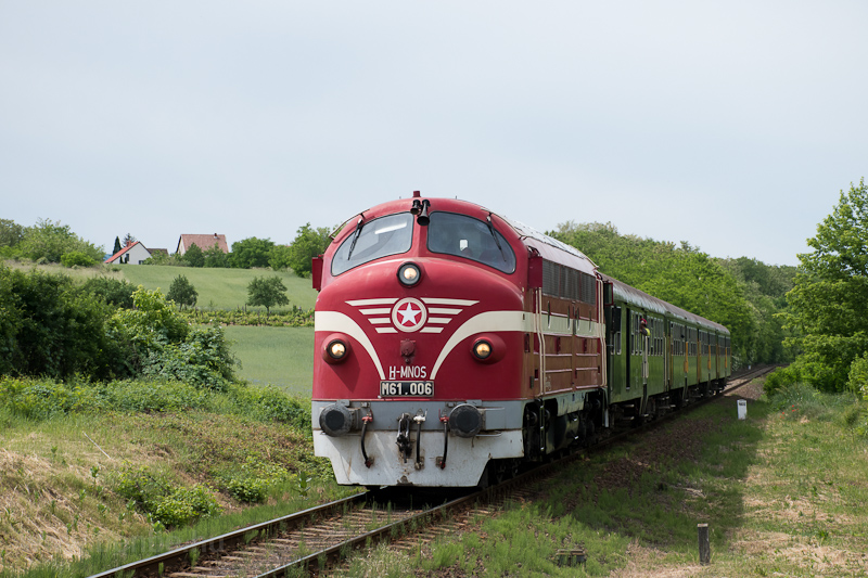 A MÁV-Rail Tours M61 006 Tar és Mátraverebély között fotó