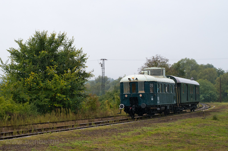 kép A MÁV-Rail Tours BCmot 390 Magyarszék állomáson a Pécsi Retró-Hétvége keretén belül a Dombóvár-Sásd-Godisa-Komló vasútvonalon fotó