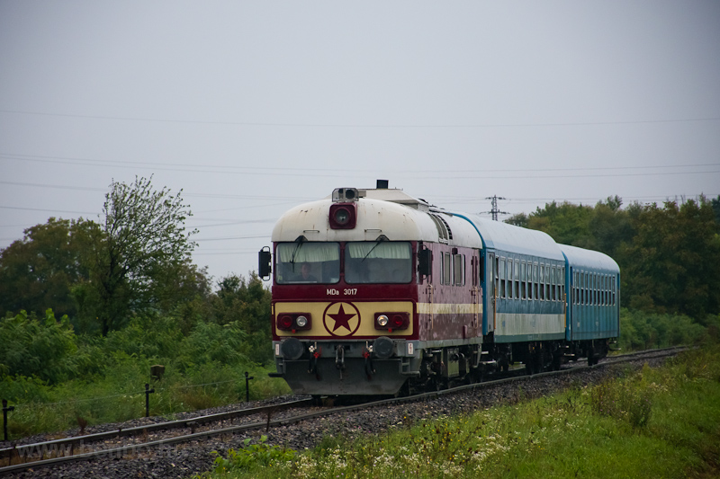 kép A MÁV-Rail Tours MDa 3017 Nagypeterd és Szigetvár között fotó