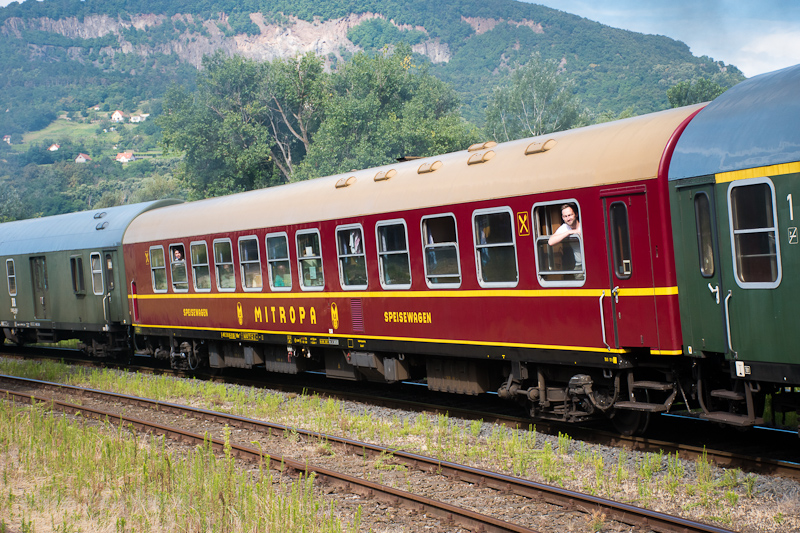 Bautzeni MITROPA étkezőkocsi a Saxonia gyorsvonattal a 2024-es balatoni Retró Hétvégén fotó