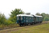 A MÁV-Rail Tours BCmot 390 Magyarszék állomáson a Pécsi Retró-Hétvége keretén belül a Dombóvár-Sásd-Godisa-Komló vasútvonalon