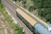 A MÁV-Rail Tours M61 001 Tárnok és Érd alsó között a Saxonia nemzetközi gyorsvonattal