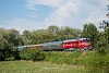 A MÁV-START M62 194 Nemesgulács-Kisapáti és Badacsonytördemic-Szigliget között a Saxonia nemzetközi gyorsvonattal