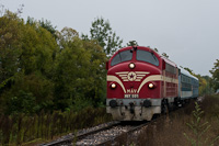 A MÁV-Rail Tours M61 001 Nagypeterd és Szigetvár között
