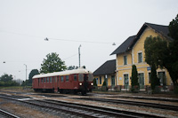 A MÁV-Rail Tours ABbmot 610 Sellye állomáson a Pécsi Retróhétvégén