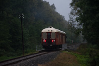 A MÁV-Rail Tours ABbmot 610 Sellye állomáson a Pécsi Retróhétvégén
