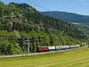 The RhB Ge 4/6 353 between Rueun and Waltensburg/Vuorz with the Alpine Classic Pullman Express