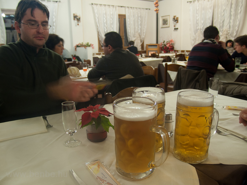 Beers in litres at the Pizz photo