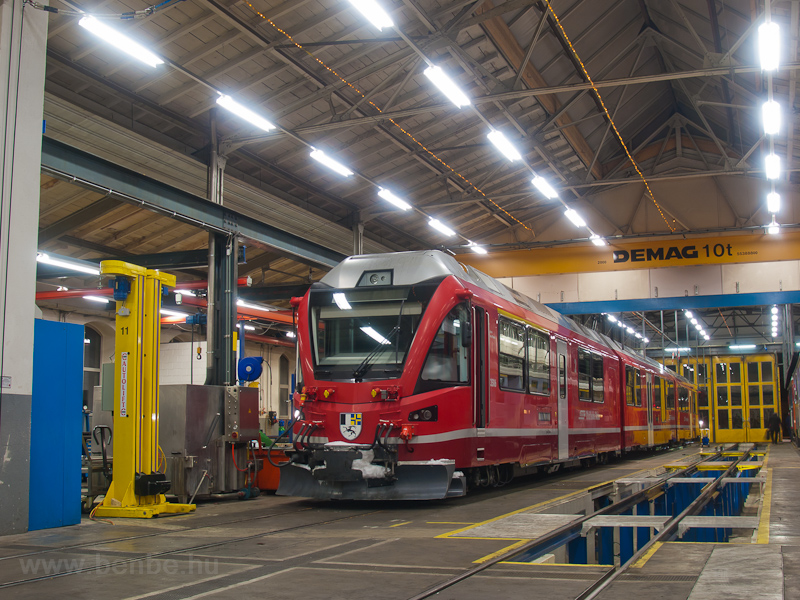 A Rhtische Bahn ABe 8/12 3506 Poschiavo llomson fot