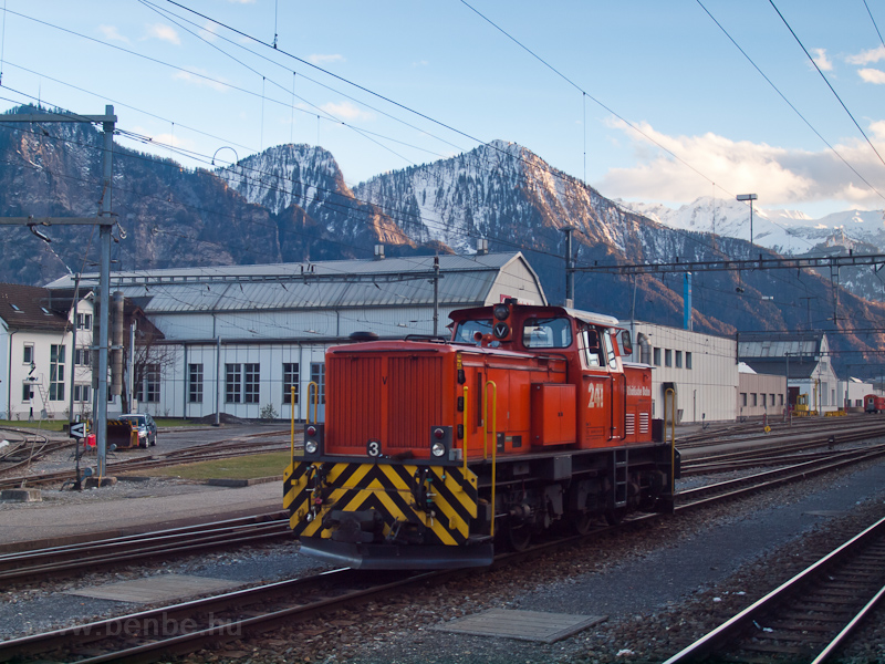 A Rhtische Bahn Gm 4/4 241 Landquart llomson fot