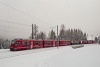 The Rhtische Bahn ABe 4/4<sup>III</sup> 3513 seen between Bergn and Preda