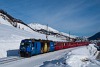 The Rhtische Bahn Ge 4/4<sup>III</sup> 352 seen between Celerina and St. Moritz