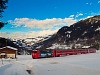 A Rhätische Bahn Ge 4/4<sup>II</sup> 615 Klosters Dorf és Klosters között