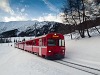 The Rhtische Bahn BDt 1722/Ge 4/4<sup>II</sup> 615 seen between Davos Wolfgang and Davos Laret