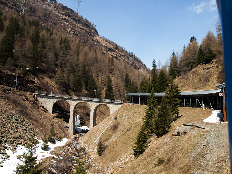 Az Aqua da Pila Viadukt a Berninabahnon Stablini s Cavaglia kztt fot