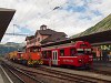 The BDt 1758 and the Tm 2/2 113 seen at Pontresina
