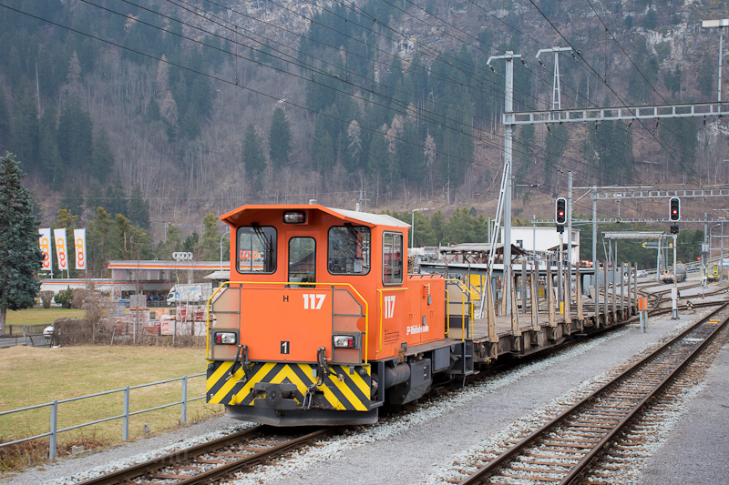 A Rhtische Bahn Tm 2/2 117 fot