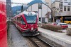 The Rhtische Bahn STZ ABe 4/16 3010 seen at Thusis