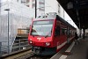 The CJ ABe 2/6 634 seen at La Chaux-de-Fonds