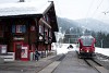 A Rhätische Bahn ABe 8/12 3501 Langwies állomáson