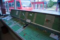 The interlocking system of Saignelgier station