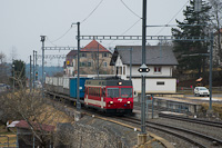 The CJ Be 4/4 616 seen at Les Bois